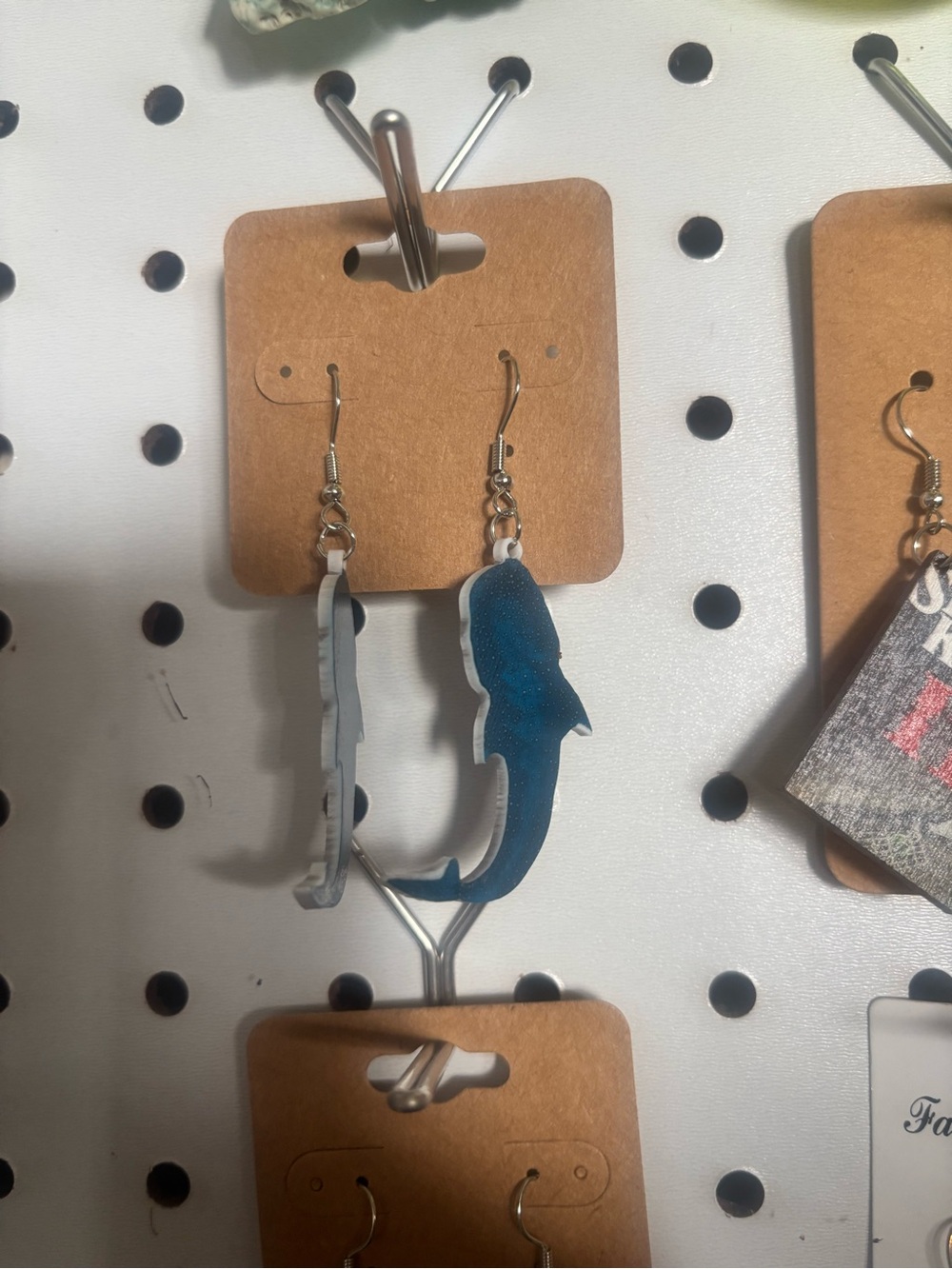 Blue Shark Dangle Earrings - Women Accessories